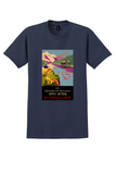 Yangtze Gorges T-Shirt - Vintage Butterfield & Swire China Poster - Navy