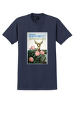 United Air Lines Pacific Northwest T-Shirt - Galli Deer Poster - Navy