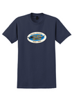 Alaska Airlines T-Shirt - Vintage 50 Years 1932-1982 Bag Sticker - Navy
