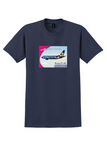 Alaska Airlines T-Shirt - Spirit of Disneyland 737-400 Sticker - Navy