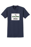Alitalia T-Shirt - Vintage Italia 90 World Cup Mascot Sticker - Navy