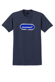 Adria Airways T-Shirt - Vintage MD-82 Bag Sticker - Navy
