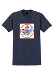 American Airlines T-Shirt - Vintage 767 LuxuryLiner Sticker - Navy