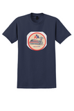 American Airlines T-Shirt - Vintage Super 80 LuxuryJet Sticker - Navy