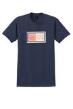 American Airlines T-Shirt - Vintage First With Jets Across the USA 1959 Label - Navy