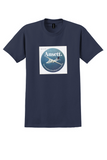 Ansett T-Shirt - Vintage Friendliest Friendships Fokker Sticker - Navy