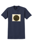 Avianca T-Shirt - Vintage 60 Years 1919-1979 Gold Seal Sticker - Navy