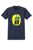 Aer Lingus T-Shirt - Vintage The Friendly Airline Bag Sticker - Navy