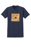 Capital Airlines T-Shirt - Vintage Constellation Non-Stop Bag Sticker - Navy