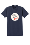 AirBC T-Shirt - Vintage Our Spirit Shows Bag Sticker - Navy