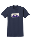 AirCal T-Shirt - Vintage Compliments Of AirCal Bag Sticker - Navy