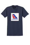 Cubana T-Shirt - Vintage Puerta de Cuba al Mundo Bag Sticker - Navy