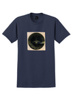 Delta T-Shirt - Vintage DC-9 Wreath Emblem Sticker - Navy