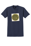 Delta T-Shirt - Vintage 1987 Preferred U.S. Airline Gold Seal Sticker - Navy