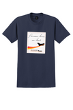 Deutsche BA T-Shirt - Vintage Die Neue Linie im Land Bag Sticker - Navy