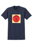 Dragonair T-Shirt - Vintage Red Dragon Roundel Bag Sticker - Navy