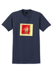 El Al Israel Airlines T-Shirt - Vintage Red First Class Bag Sticker - Navy