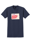 Federal Express T-Shirt - Vintage Night In The Air Bag Sticker - Navy
