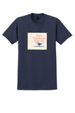 Garuda Indonesia T-Shirt - Vintage Visit Indonesia Year 1991 Sticker - Navy
