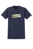 Air Canada T-Shirt - Vintage To Singapore Dragon Jet Sticker - Navy