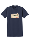 Iberia T-Shirt - Vintage Convair 440 Metropolitan Sticker - Navy