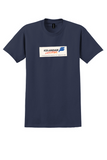Icelandair T-Shirt - Vintage Icelandair Holidays Sticker - Navy