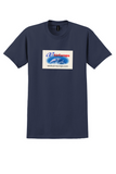 Air Europa T-Shirt - Vintage Globe air-europa.com Bag Sticker - Navy