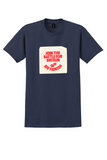 Air Florida T-Shirt - Vintage Join The Battle For Britain Sticker - Navy