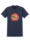 LOT Polish Airlines T-Shirt - Vintage 1929-1959 30th Anniversary Sticker - Navy