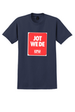 LTU T-Shirt - Vintage Jot We De Bag Sticker - Navy