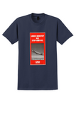 LTU T-Shirt - Vintage Lieber Nonstop Als Stop-And-Go Bag Sticker - Navy
