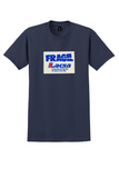 LACSA T-Shirt - Vintage Fragil Airline Of Costa Rica Bag Sticker - Navy