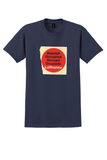 Lufthansa T-Shirt - Vintage Besetzt Occupied Sticker - Navy