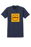 Lufthansa T-Shirt - Vintage Direkte Til Berlin Bag Sticker - Navy