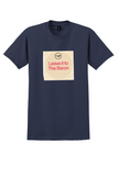 Lufthansa T-Shirt - Vintage Leave It To The Baron Bag Sticker - Navy