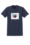 Malaysia Airlines T-Shirt - Vintage 1972-1992 Anniversary Sticker - Navy