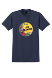 Air India T-Shirt - Vintage The Tata Line Bag Sticker - Navy