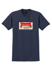 AAXICO Airlines T-Shirt - Vintage Call Collect Cargo Sticker - Navy