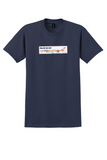 Martinair T-Shirt - Vintage Fox Kids Vlieg Met Ons Mee Sticker - Navy