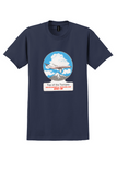 McDonnell Douglas T-Shirt - Vintage DC-9 Top of the Twinjets Sticker - Navy