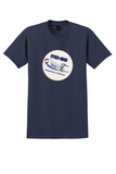 McDonnell Douglas T-Shirt - Vintage Smiling MD-88 Sticker - Navy