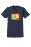 Misrair T-Shirt - Vintage Fly Misrair Pharaohs Bag Sticker - Navy