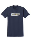 Air Namibia T-Shirt - Vintage Tail of Two Cities Bag Sticker - Navy