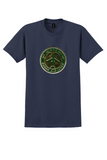 Ozark Air Lines T-Shirt - Vintage Get Up And Go DC-9 Jet Sticker - Navy