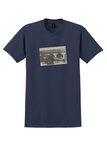 Pacific Seaboard Air Lines T-Shirt - Vintage Monoplane Photo Print - Navy