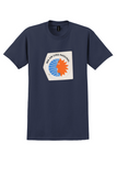 Pan Am T-Shirt - Vintage Pan Am Goes National Sticker - Navy