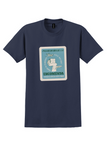 Panair do Brasil T-Shirt - Vintage Encomenda Air Express Sticker - Navy