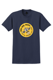 Royal Brunei Airlines T-Shirt - Vintage Hong Kong-Brunei 737 Sticker - Navy