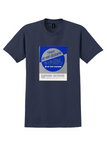 Air New Zealand T-Shirt - Vintage Please Do Not Disturb Sticker - Navy