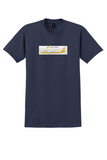 Royal Brunei T-Shirt - Vintage Boeing 767 Sticker - Navy